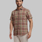 ColorPlus Regular Fit Striped White Shirt