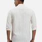 ColorPlus Regular Fit Striped Light Green Shirt