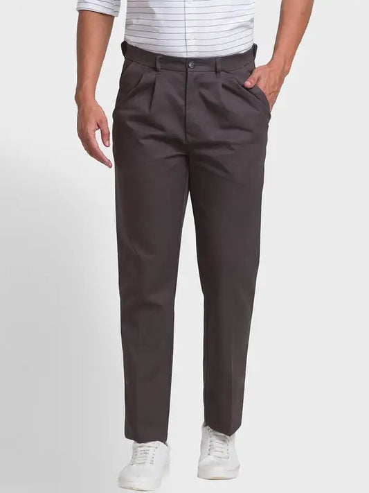 Men Custom Fit Black Trouser