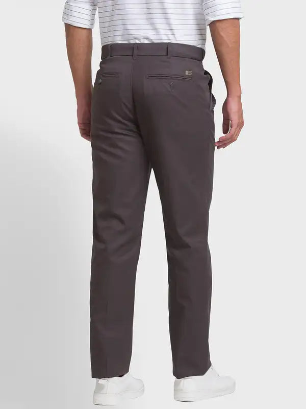 Men Custom Fit Black Trouser