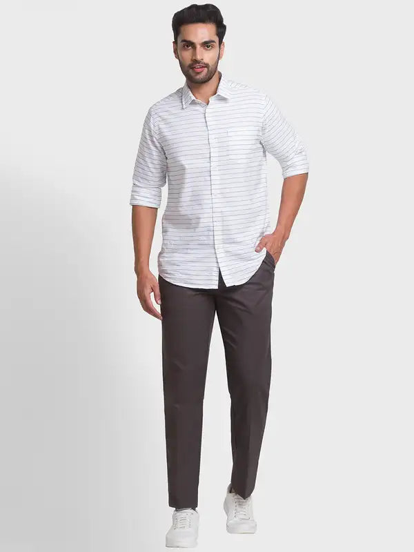 Men Custom Fit Black Trouser
