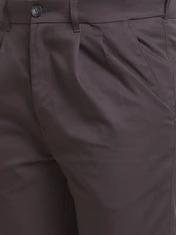 Men Custom Fit Black Trouser