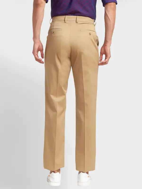 Men Regular Fit Green Chinos