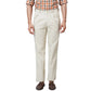 Men Grey Custom Fit Solid Piece Dyed Cotton Trouser