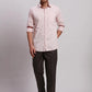 Men Black Custom Fit Solid Piece Dyed Cotton Trouser