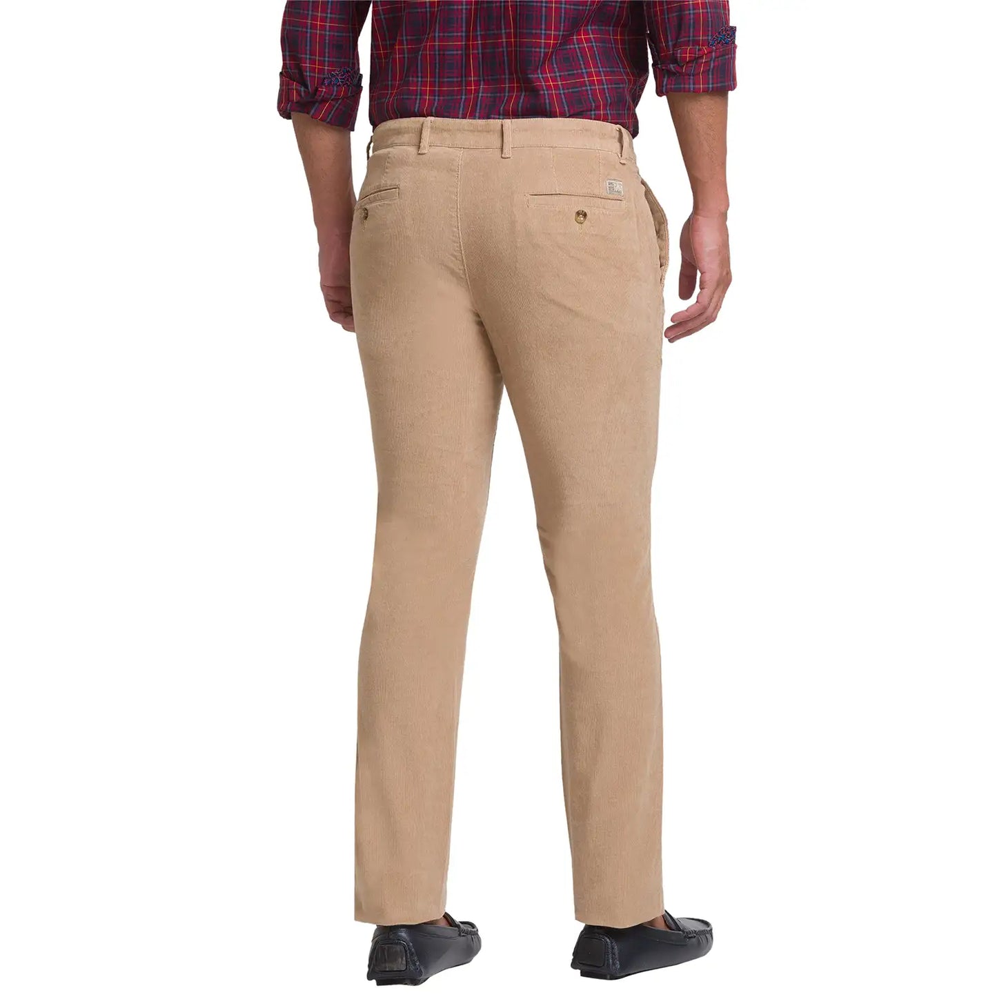 Men Contemporary Fit Dark Grey Trouser