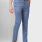 Men Contemporary Fit Grey Trouser