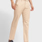 Men Regular Fit Khaki Trouser