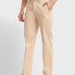 Men Regular Fit Khaki Trouser