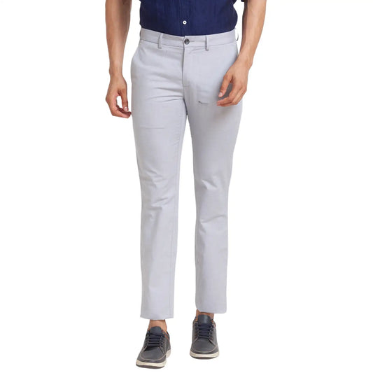 Men Regular Fit Green Trouser