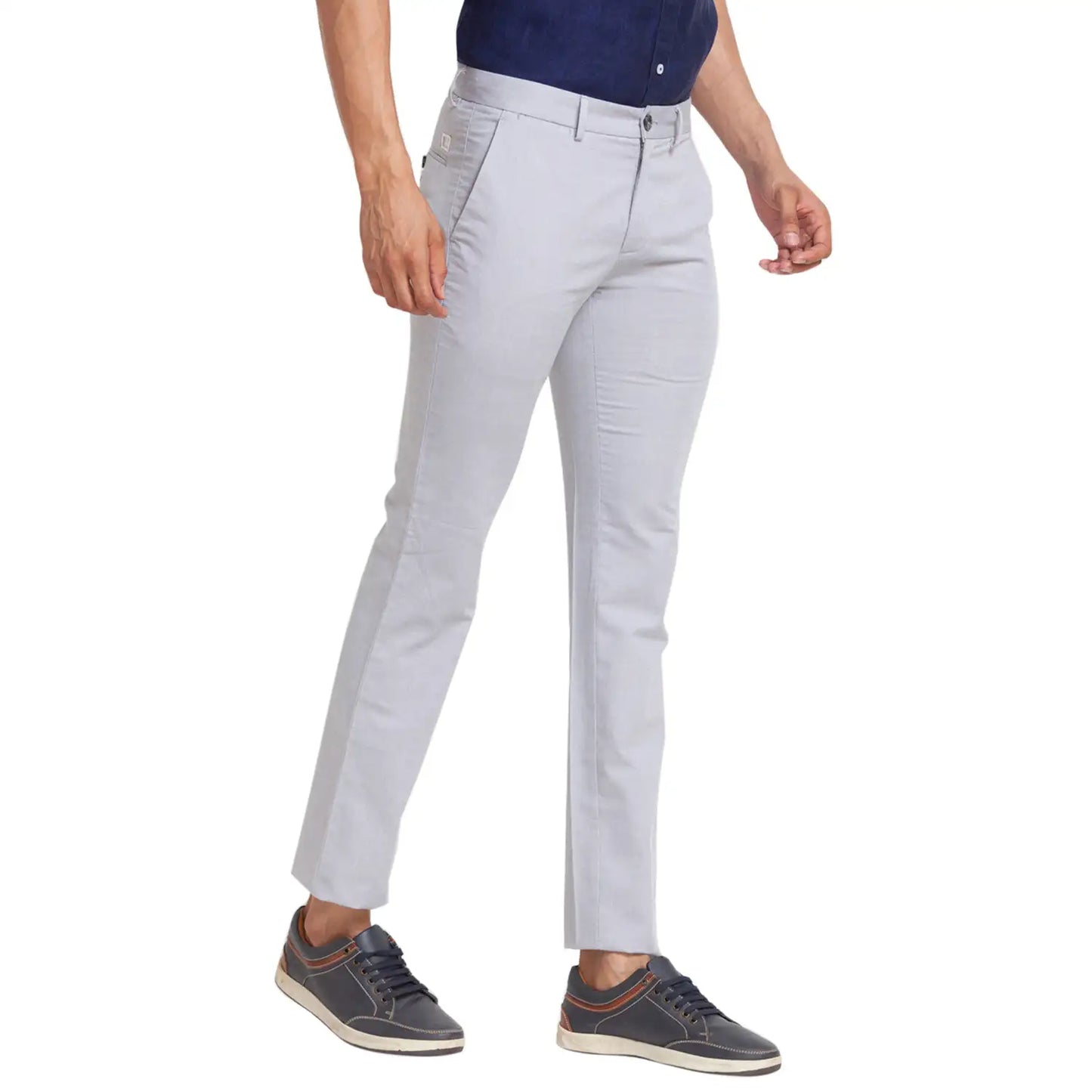 Men Regular Fit Green Trouser
