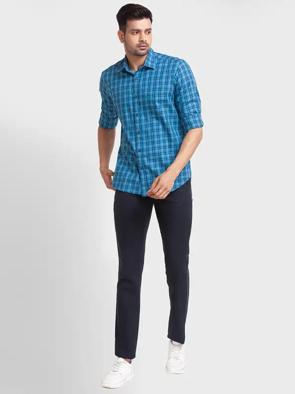 Men Regular Fit Grey Chinos