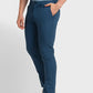 Men Regular Fit Light Grey Chinos & Trouser