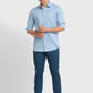 Men Regular Fit Light Grey Chinos & Trouser