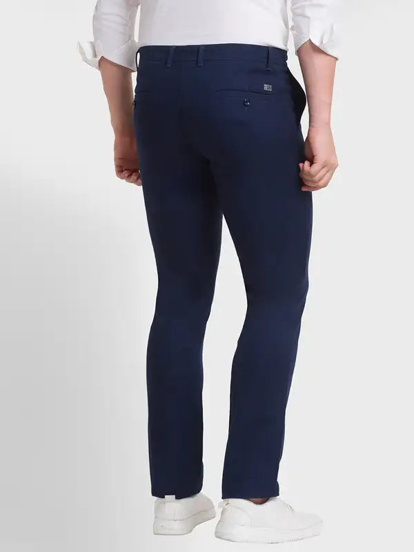 Men Regular Fit Light Fawn Trouser