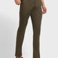 Men Regular Fit Khaki Trouser
