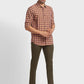 Men Regular Fit Khaki Trouser