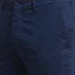 Men Slim Fit Blue Trouser