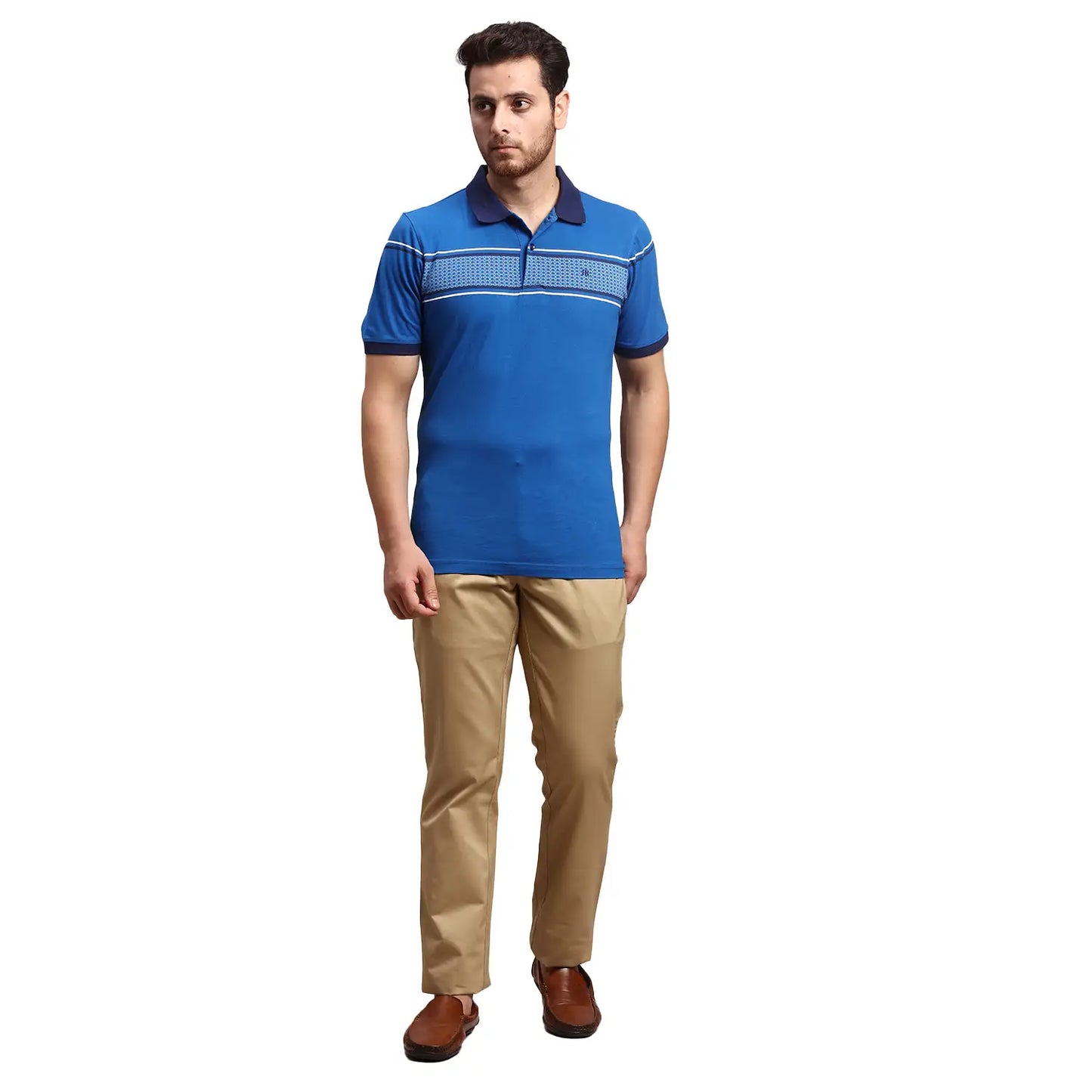 Men Slim Fit Green Chinos