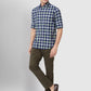 Men Contemporary Fit Grey Trouser