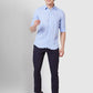 Men Contemporary Fit Green Trouser