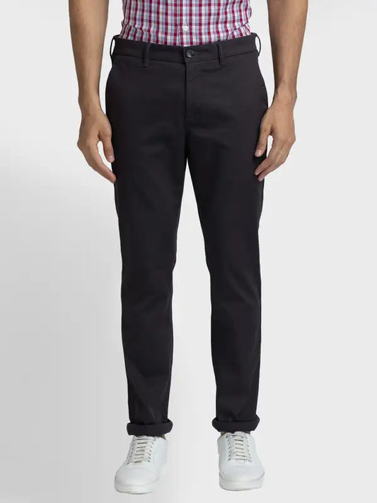 Men Contemporary Fit Green Trouser