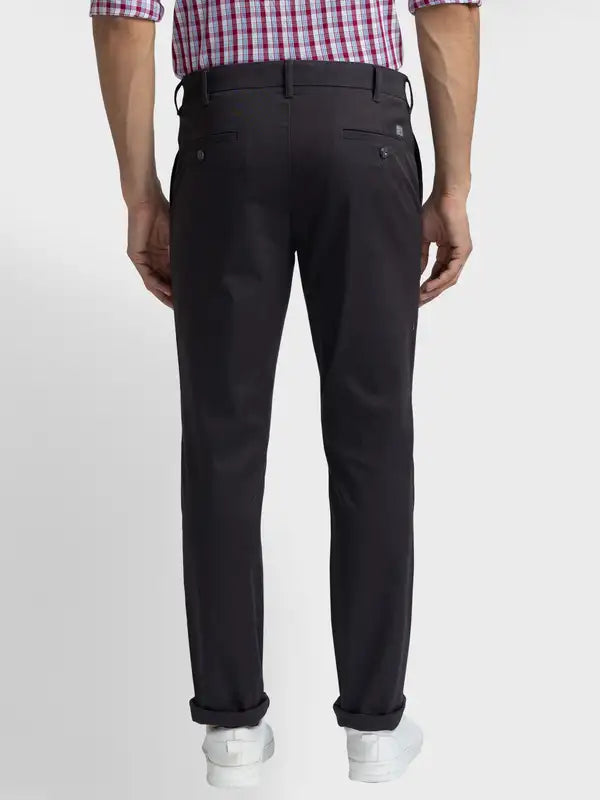 Men Contemporary Fit Green Trouser
