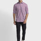 Men Contemporary Fit Green Trouser