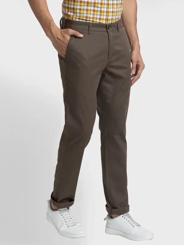 Men Contemporary Fit Blue Trouser