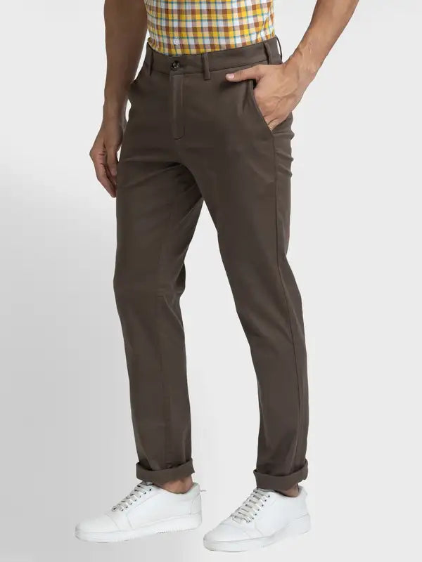 Men Contemporary Fit Blue Trouser