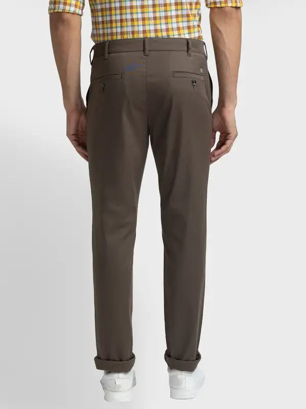 Men Contemporary Fit Blue Trouser