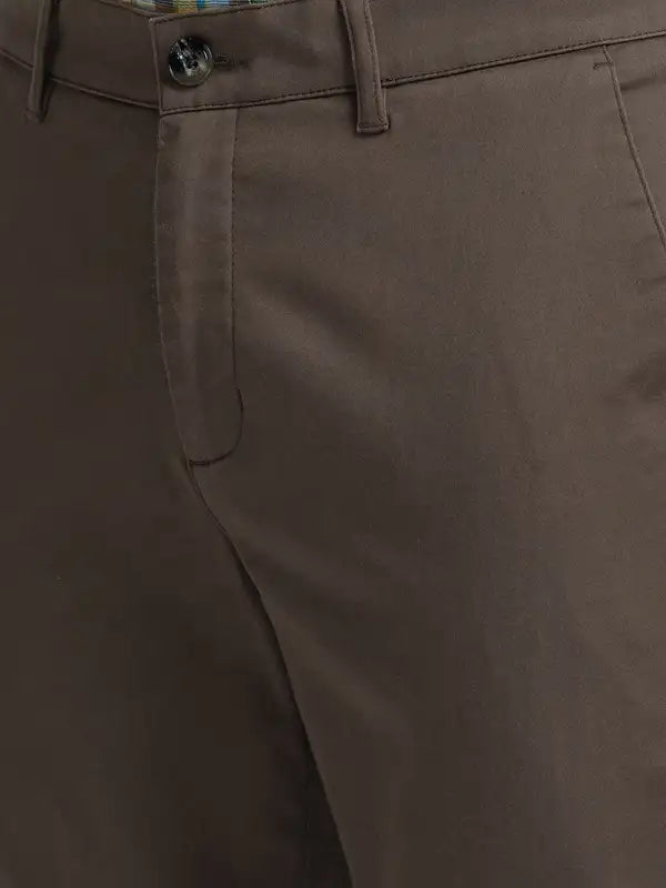Men Contemporary Fit Blue Trouser