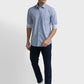 Men Contemporary Fit Grey Trouser