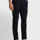 Men Green Contemporary Fit Solid Piece Dyed Cotton Blend Trouser