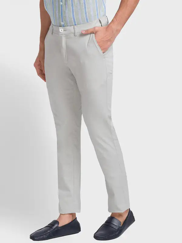 Men Nuvo Fit Khaki Trouser