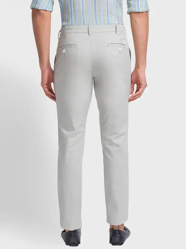 Men Nuvo Fit Khaki Trouser