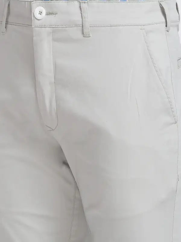 Men Nuvo Fit Khaki Trouser
