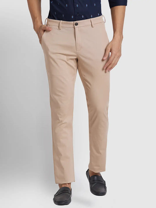 Men Slim Fit Green Trouser