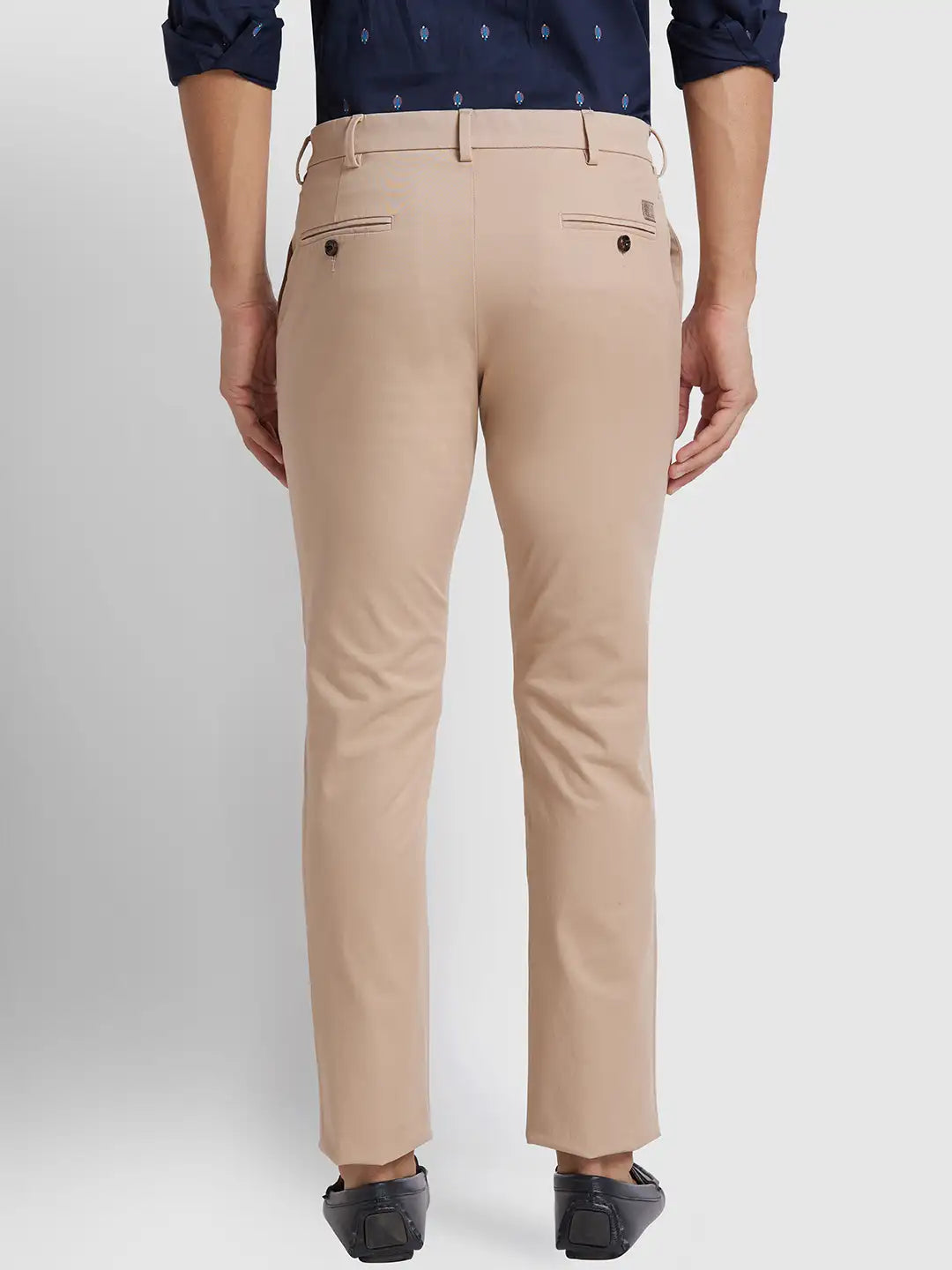 Men Slim Fit Green Trouser