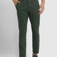 Men Super Slim Fit Flat Front Grey Trouser