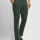 Men Super Slim Fit Flat Front Grey Trouser