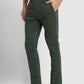 Men Super Slim Fit Flat Front Grey Trouser