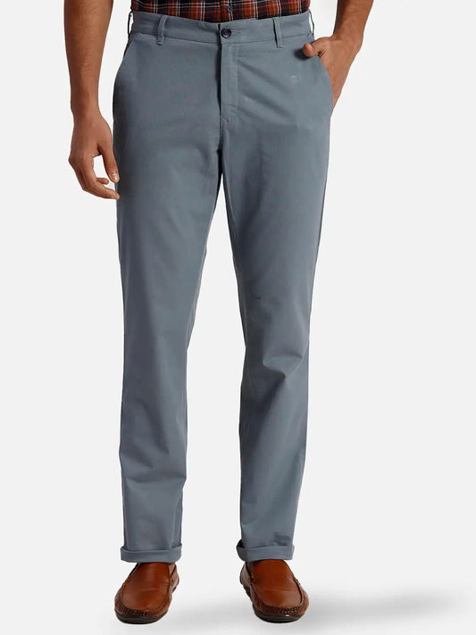 ColorPlus Slim Fit Solid Black Trouser