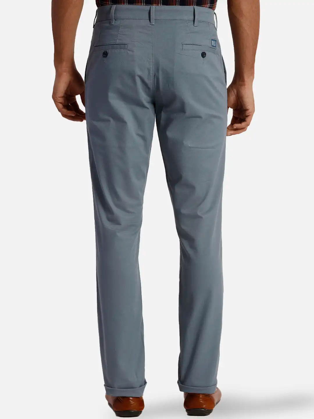 ColorPlus Slim Fit Solid Black Trouser