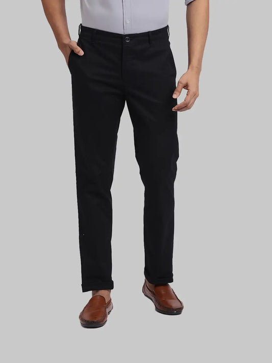 ColorPlus Slim Fit Solid Dark Green Trouser