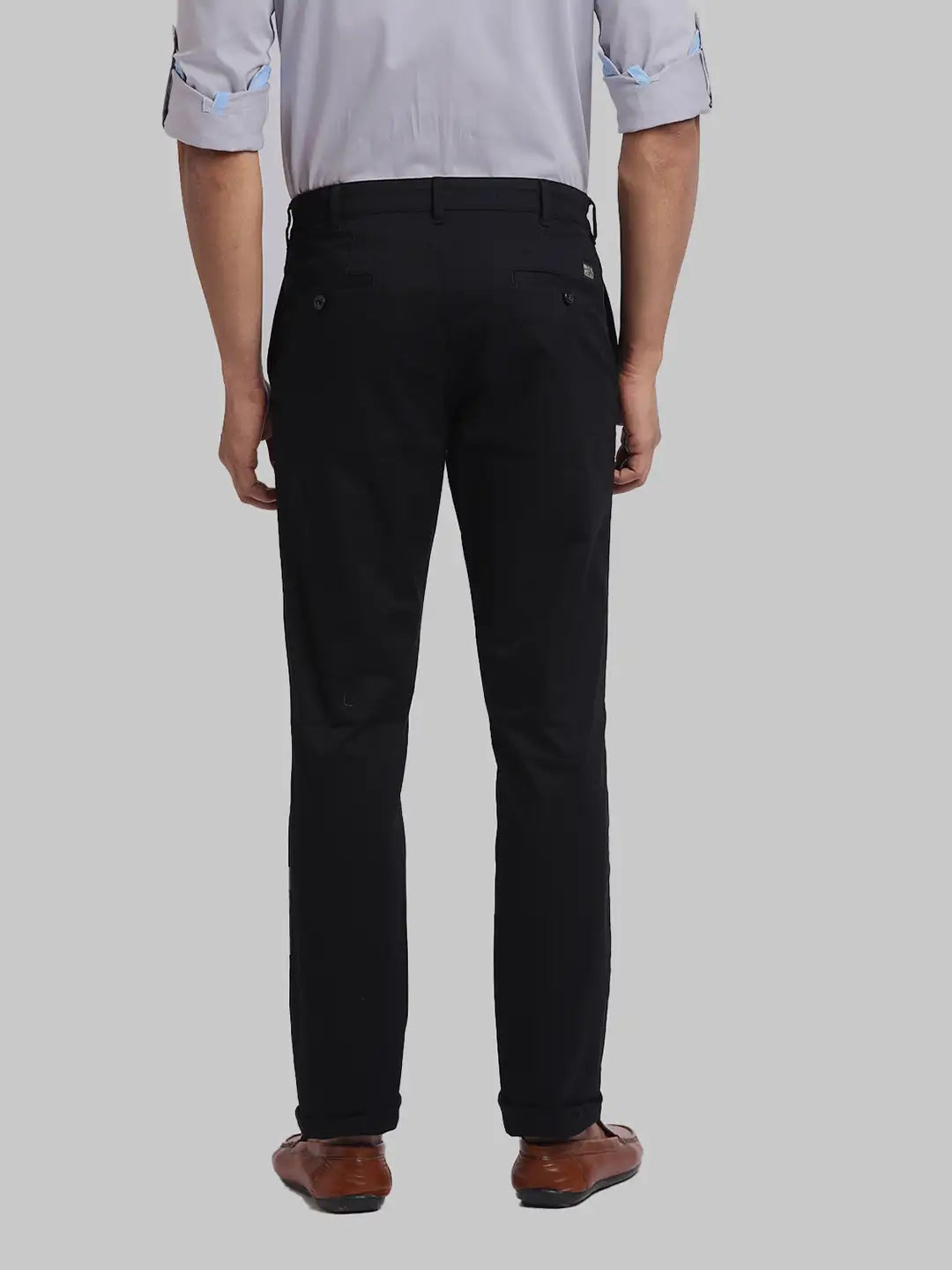 ColorPlus Slim Fit Solid Dark Green Trouser