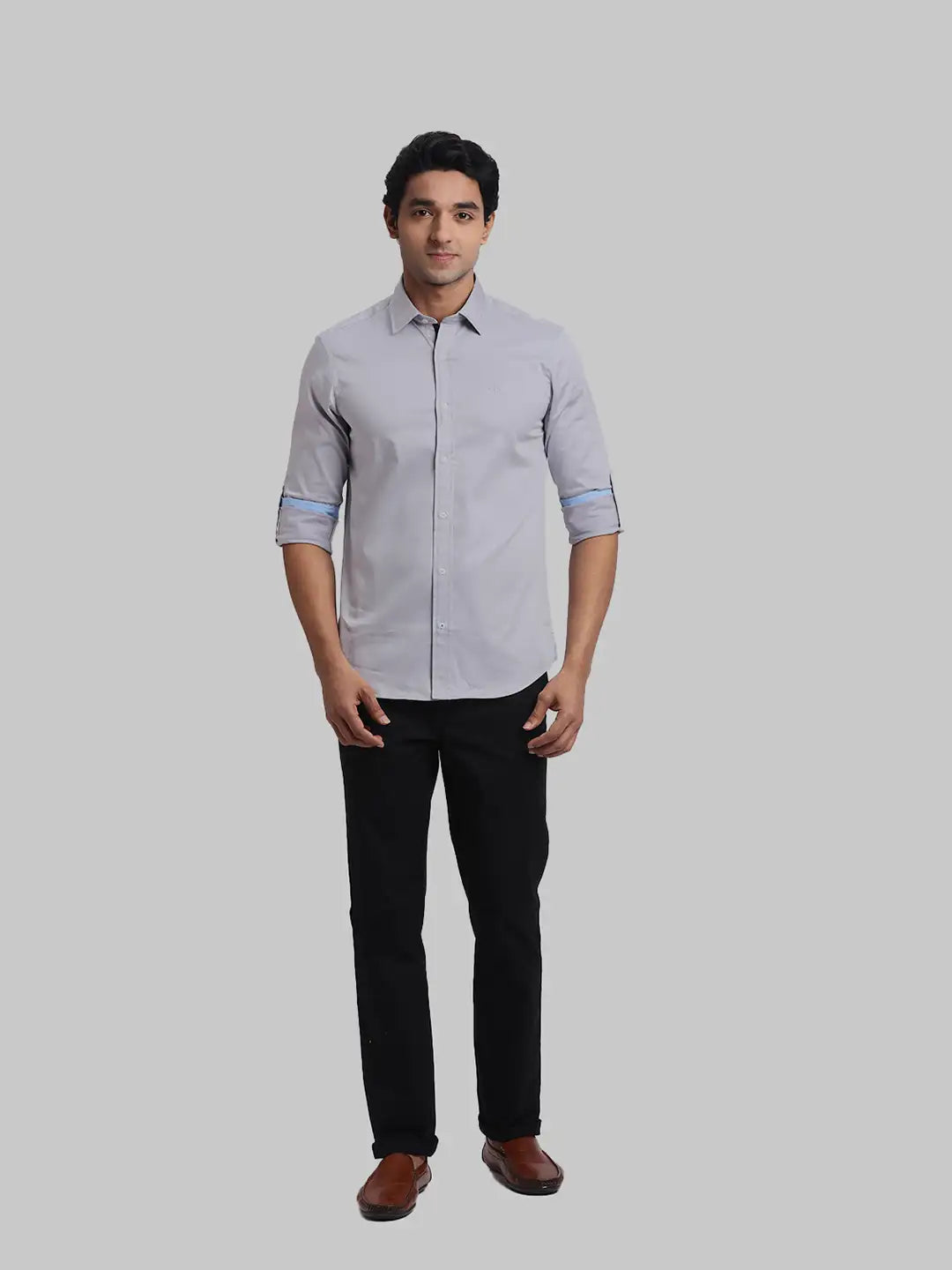 ColorPlus Slim Fit Solid Dark Green Trouser