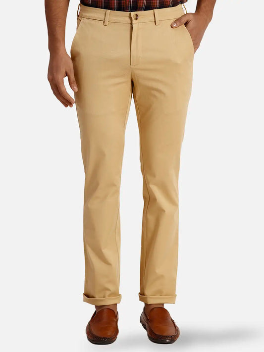 ColorPlus Slim Fit Solid Dark Blue Trouser