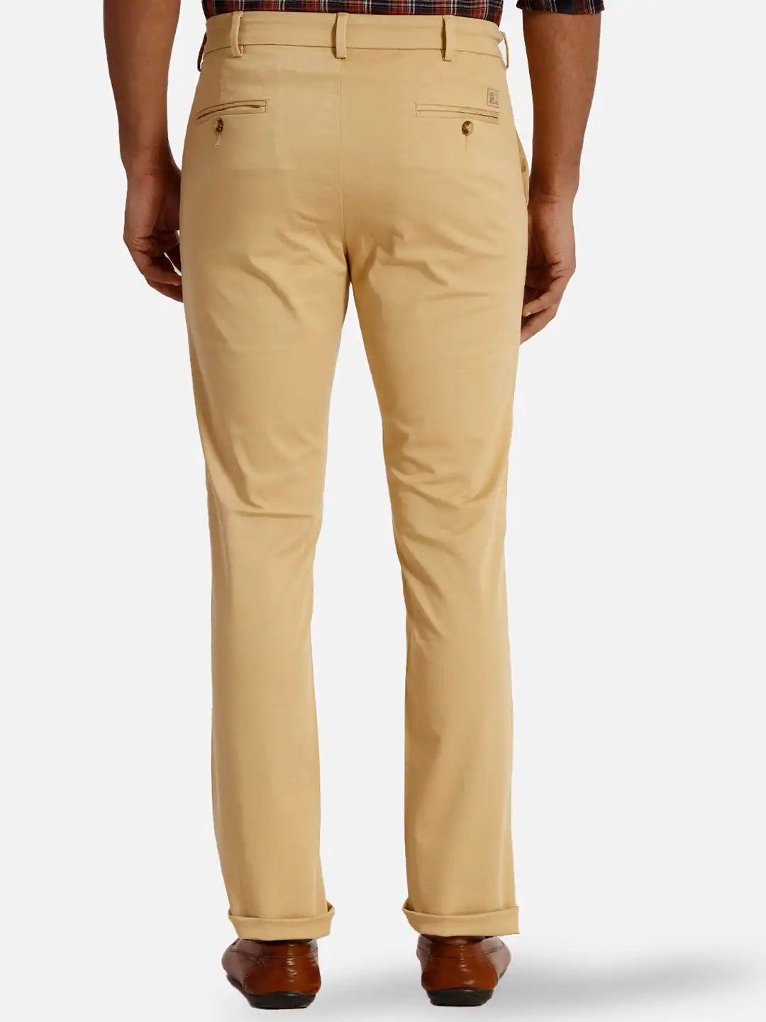 ColorPlus Slim Fit Solid Dark Blue Trouser