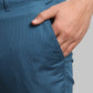 Men Regular Fit Medium Green Trouser
